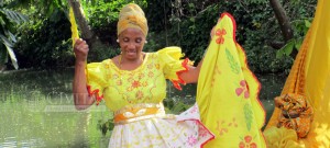 Dancer at Tribute to Ochun during Civitas Afro-Cuban Cultures and Religions