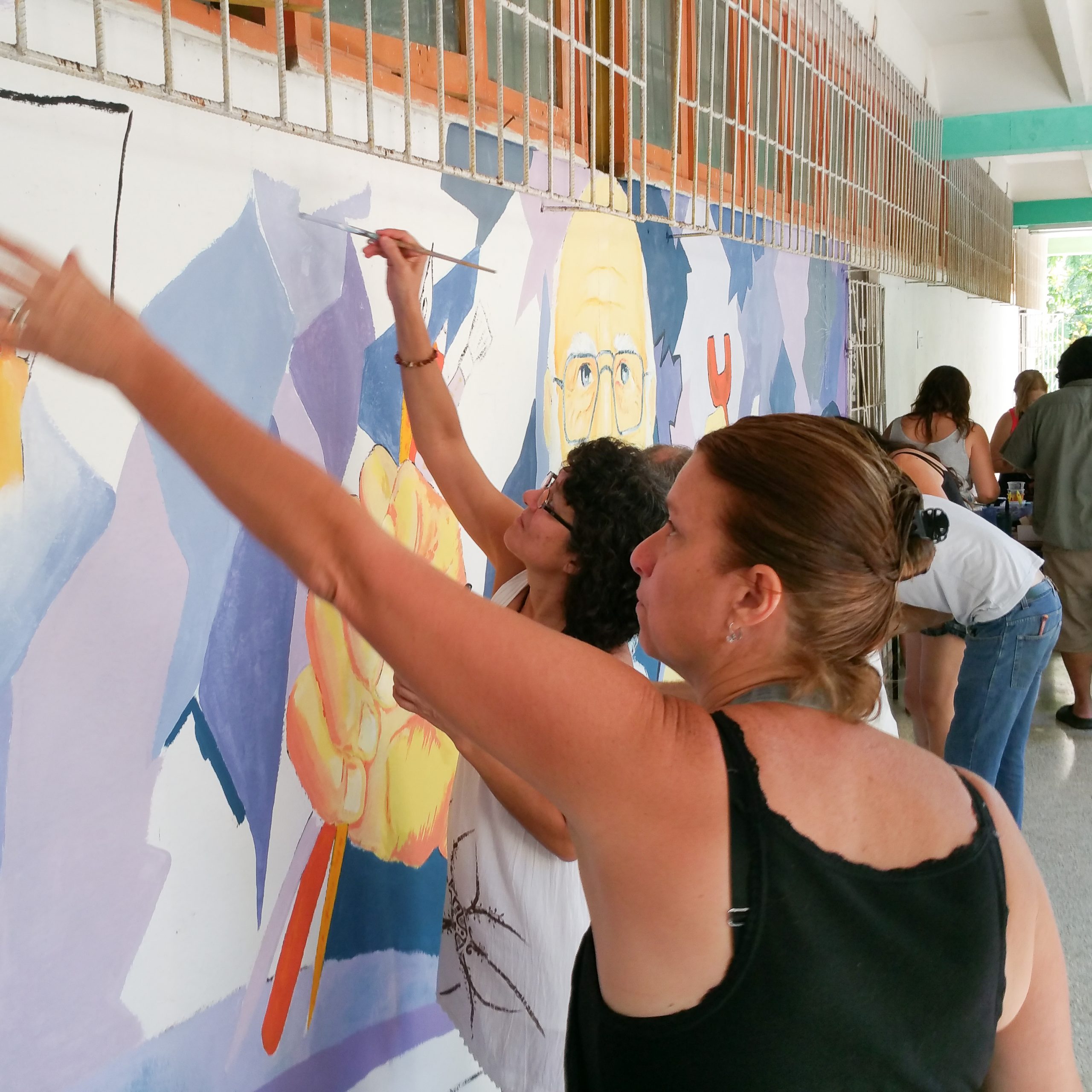 Presence of Paulo Freire - Mural Painting