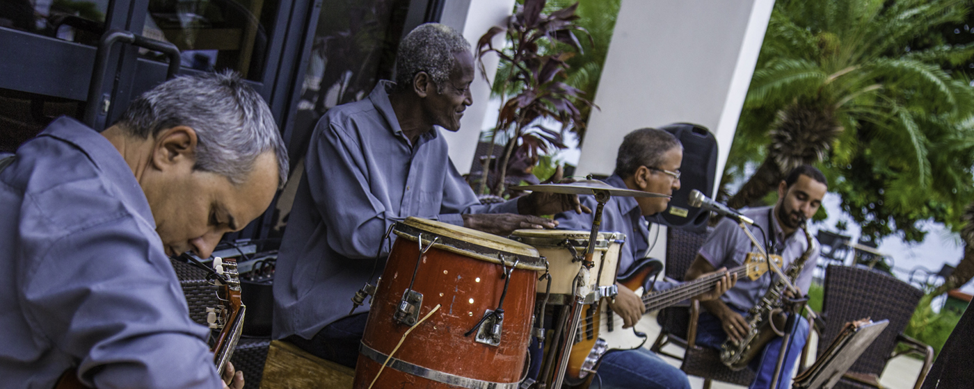 Local Band in Cienfuegos Playing Son traditional music of Cuba